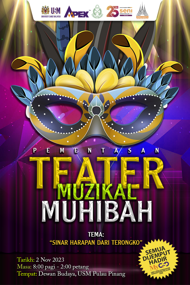 Poster Pementasan Teater Muzikal Muhibbah V3